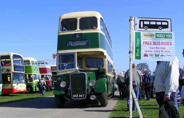 Maidstone & District Bristol K6A Weymann DH159 at M&D100